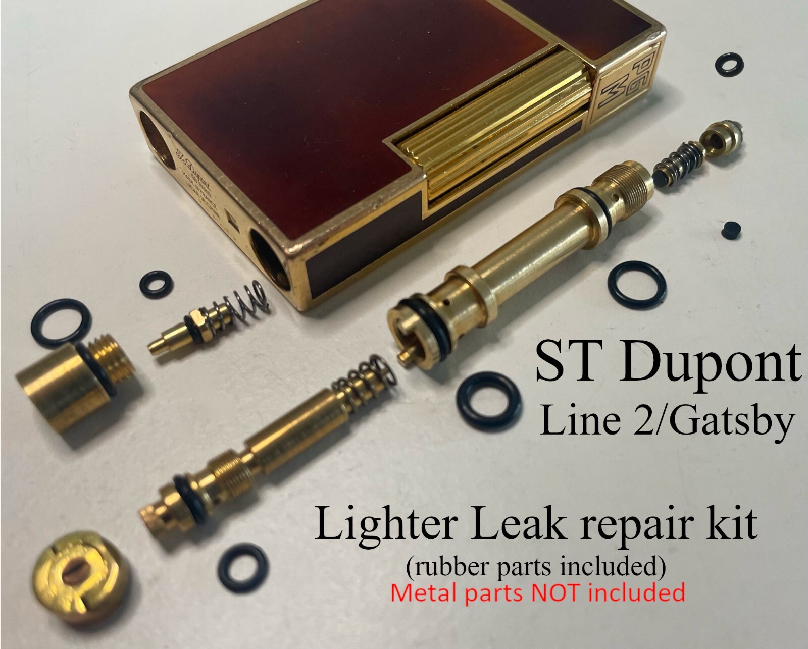 低価格で大人気の ST Dupont Line 2 Gatsby Lighter O-Ring Repair Kit Seal Part ビリヤード