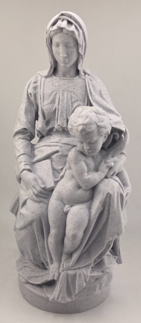 MICHELANGELO RENAISSANCE SCULPTURE MADONNA OF BRUGES 7.9