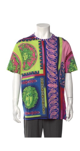 【VERSACE】Medusa Print Cotton T-shirt versace-collection-medusa-