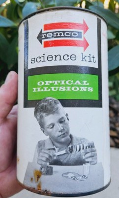 REMCO Science Kit OPTICAL ILLUSIONS Tin Learning Toy