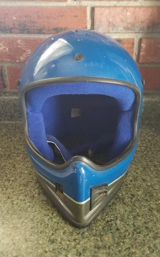 Vintage Polaris Snowmobile Helmet By Bell Men's Large.