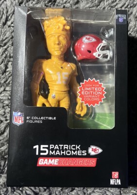 New Sealed 2023 NFL Game Changers 6 Inch Figure Patrick Mahomes Yellow Variant