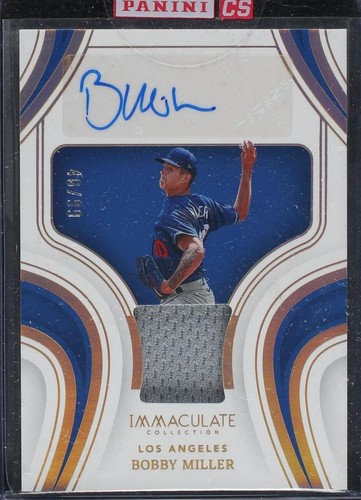 2023 Panini Immaculate Collection - Bobby Miller #IMS-BM