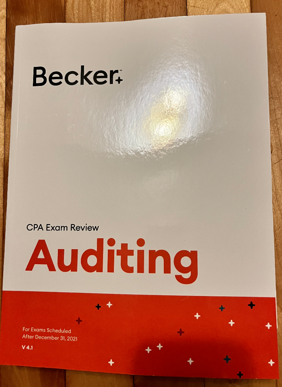 2022 Latest Version V4.1 Becker CPA Exam Review AUDIT Review Book Brand