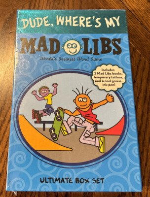 Dude Where's My Mad Libs Ultimate Box Set Word Game Sealed New