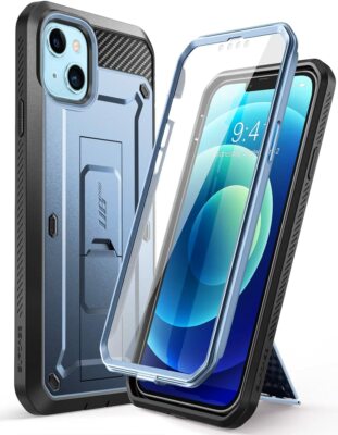 SUPCASE For iPhone 13 Full Body 6.1 inch Screen Case with Kickstand Rugged Cover