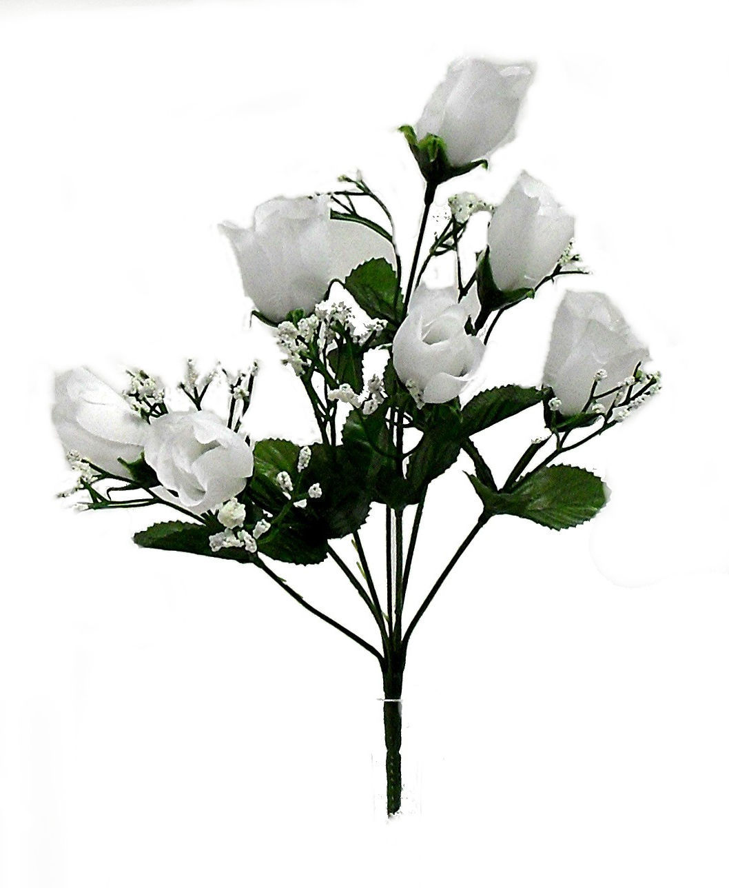 Flores de seda blanca
