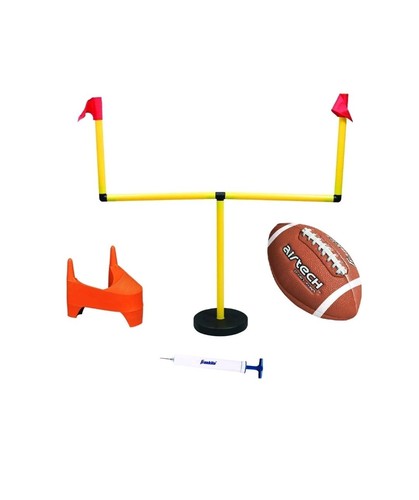 New Kids Franklin Sports Go Pro Youth Football Goal Post Set Christmas Gift Play