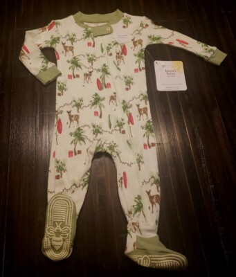 Burt's Bees Baby Snug-fit Island Sleeper Made With Organic Cotton 12 Months NWT