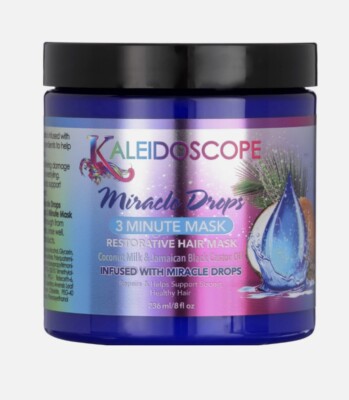 Kaleidoscope Miracle Drops 3 Minute Hair Mask Restorative Hair Mask  8 Oz.