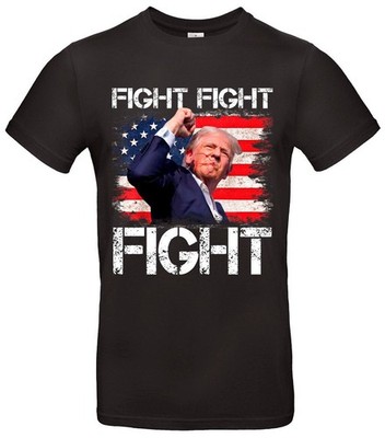 Donald Trump Fight T-Shirt 2024 – Make America Great Again Design
