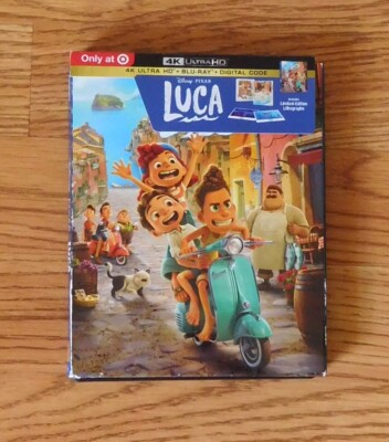 Disney Luca (Target Exclusive) (4K/UHD, Blu-ray) + Limited Edition Lithographs
