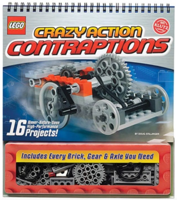 KLUTZ LEGO CRAZYACTION CONTRAPTIONS 16 NEVER BEFORE SEEN PROJECTS NEW AND COMPLE