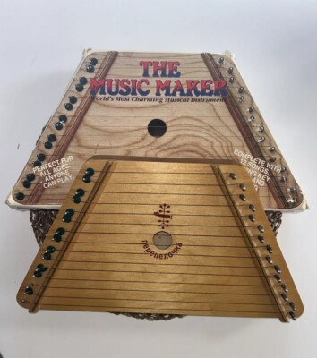 The Music Maker Zither Lap Harp Musical Instrument Made in Belarus