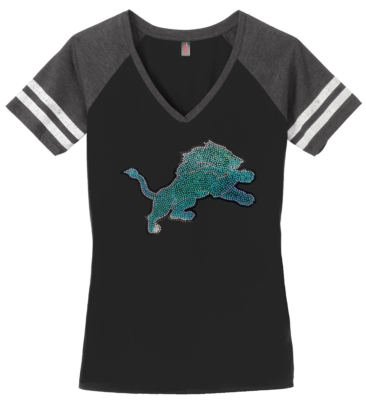 Detroit lions bling clearance shirts