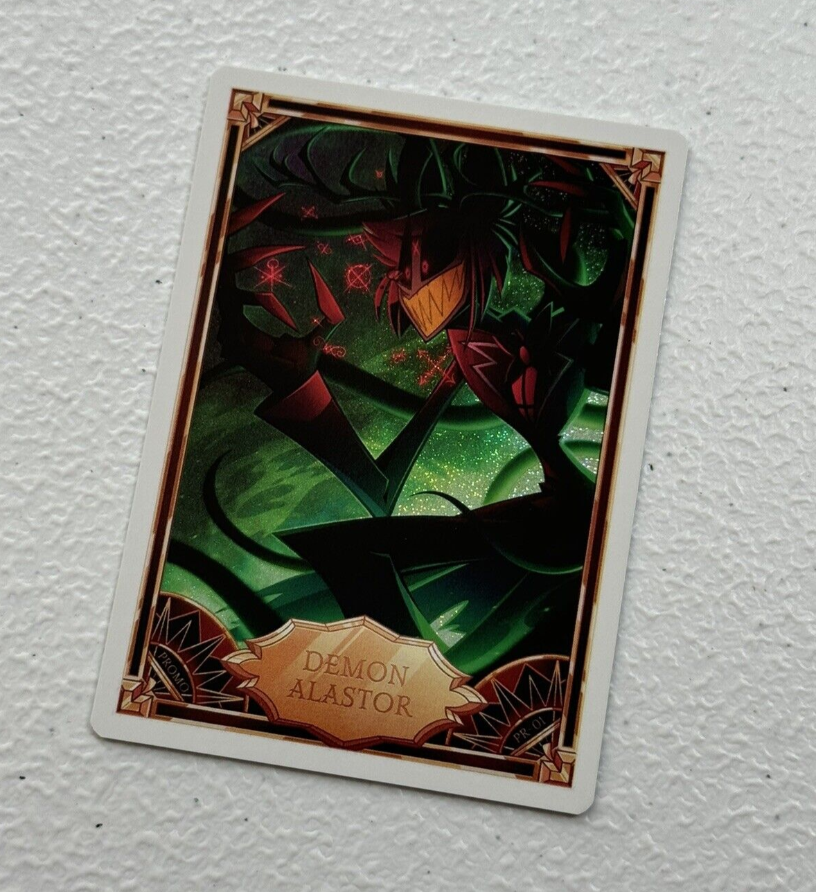 2024 HAZBIN HOTEL TRADING CARDS PROMO CRACKED ICE REPRINT