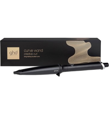 ghd Curve Hair Curling Wand with Ultra-Zone Technology, BLACK, 1.5  (Open Box)