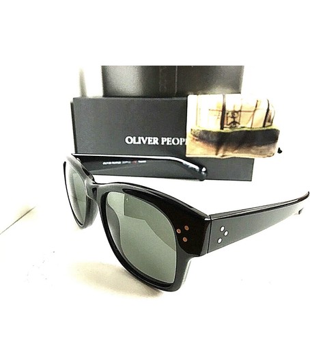 Pre-owned Oliver Peoples Brand Polarized  Jannsson 51mm Black Men's Sunglasses