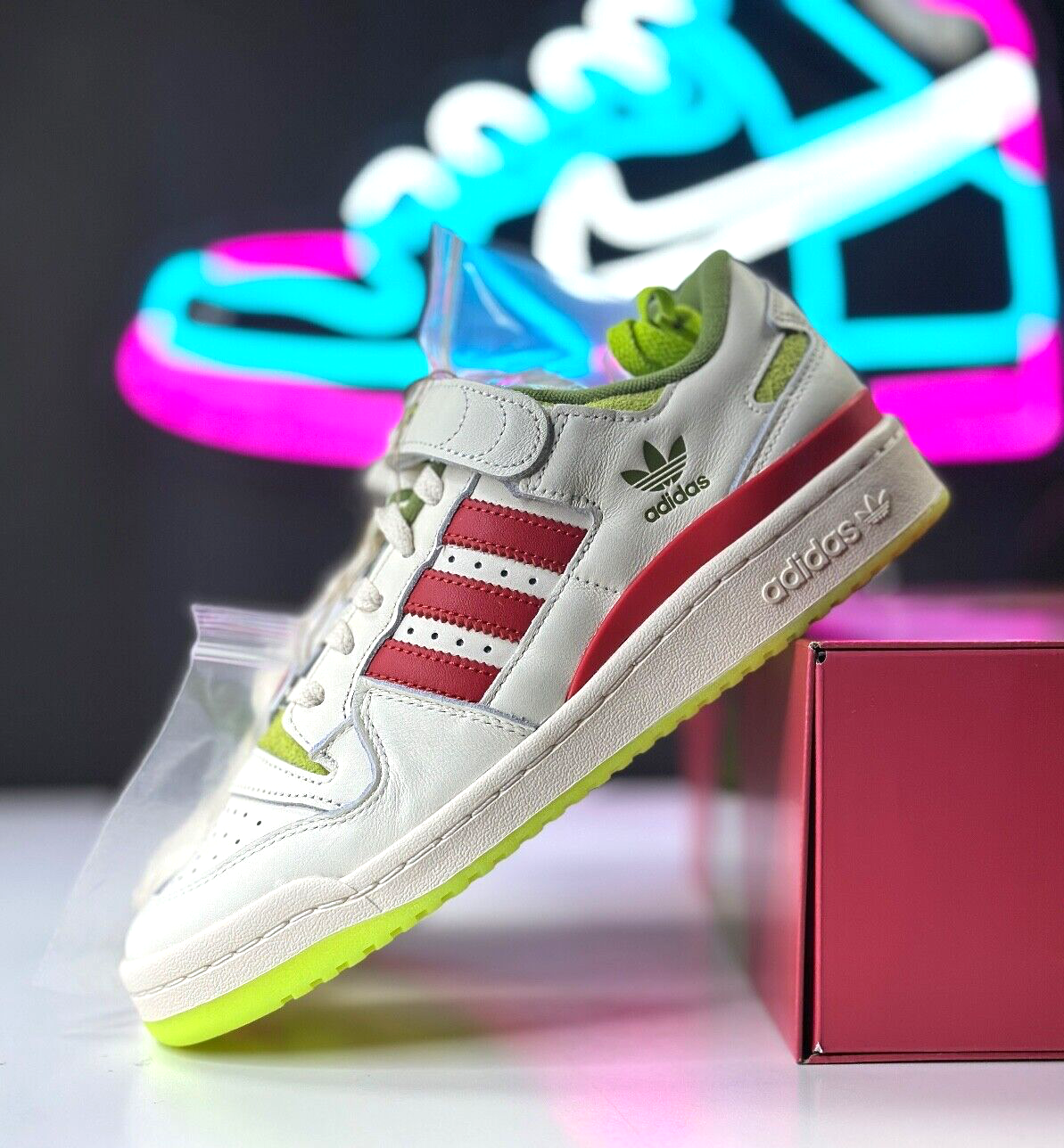 ◆コラボ商品◆THE GRINCH X ADIDAS FORUM LOW CL(W)◆正規品◆ The Grinch x Adidas Forum Low CL Men's Size 13 | eBay