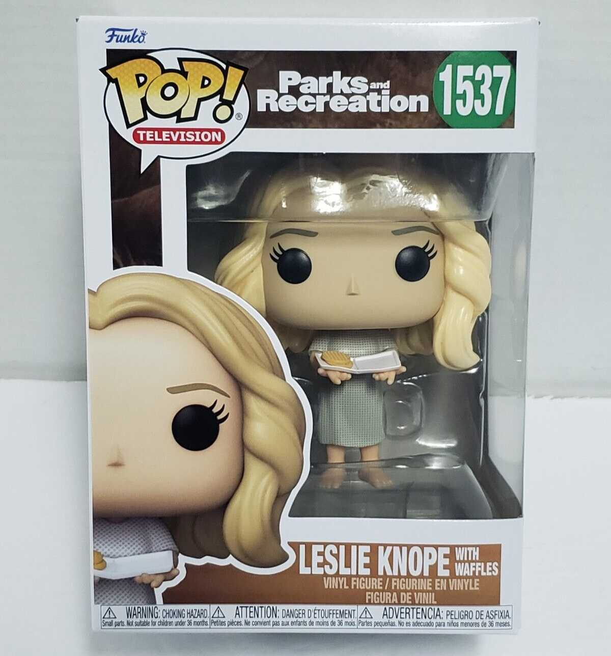 LESLIE KNOPE with waffles - Parks & Recreation #1537 Funko POP! TV