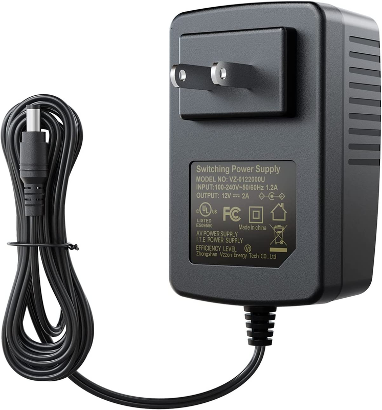 ZOSI DC 12V 2A 2000MA US CCTV Power Supply Adapter for Home Security Camera Sur