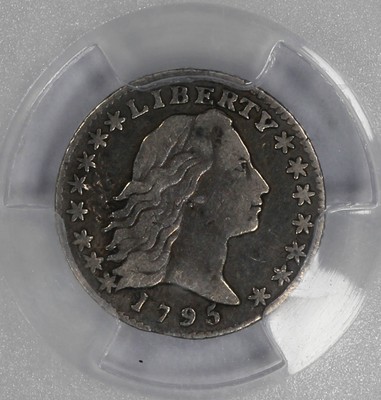 1795 FLOWING HAIR HALF DIME H10C PCGS GENUINE VERY FINE VF / XF? DETAIL (929)