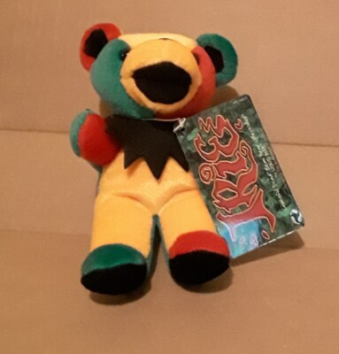 Greatful Dead Bean Bag Bear Irie Plush NEW with Tag LIQUID BLUE 7''