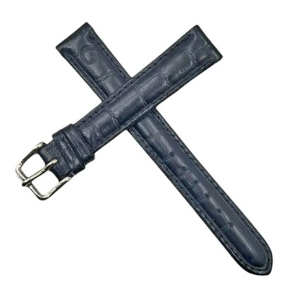 NEW OLD STOCK - 14 MM - STRAP - BAND - GENUINE LEATHER - SWISS WATCH - BRACELET