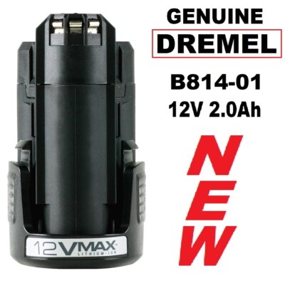 Genuine Dremel B814-01 12V Volt MAX 2.0Ah Lithium Battery *Use in 8200 8220 8300