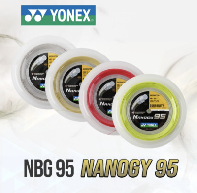 YONEX Nanogy 95 0.69mm 200m 22GA Badminton String Racquet NWT NBG95-2