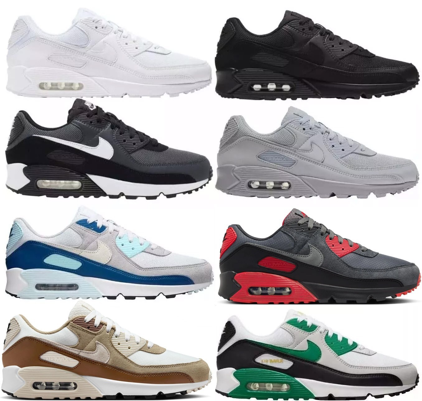 NEW Nike AIR MAX 90 Men's Casual Shoes ALL COLORS US Sizes 8-13 NIB | eBay