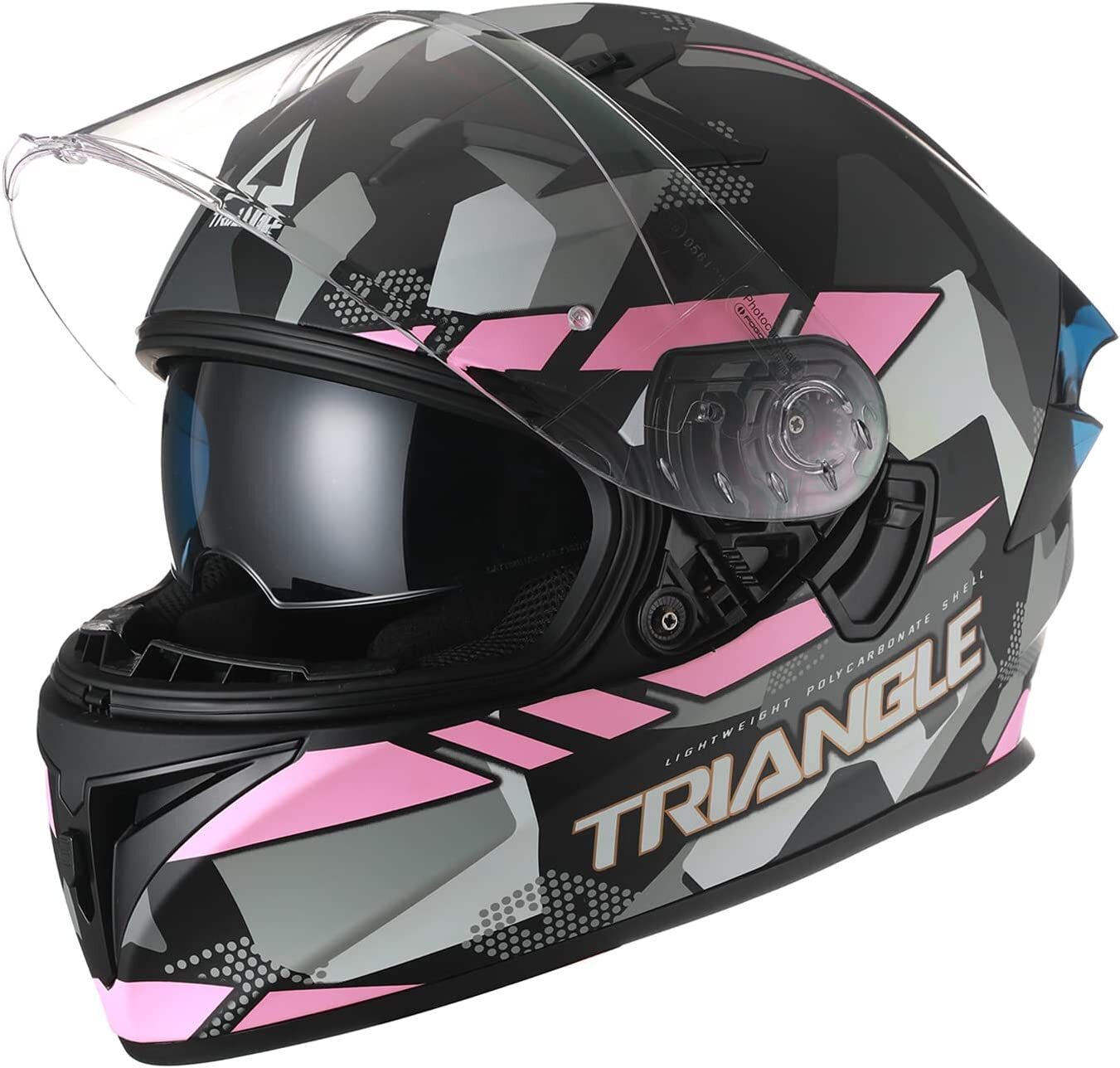 Buy Triangle Clear Replaceent Visor Face Shield Fit Full Face Dual
