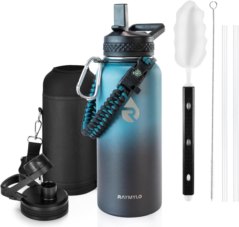 Vacuum Insulated Stainless Steel Straw Lid