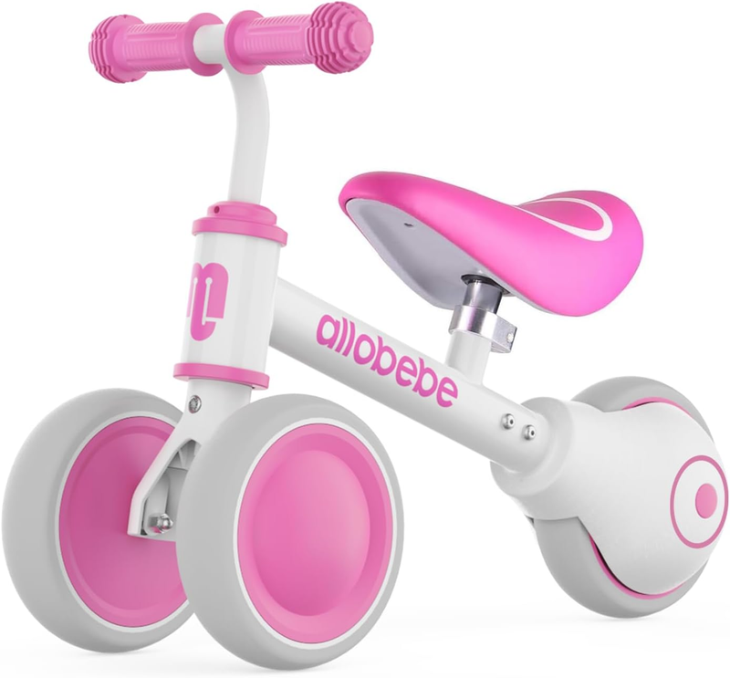 Baby Balance Bike, Cute Toddler Bikes 12-36 Months Gifts for 1 Year Old Girl Bik