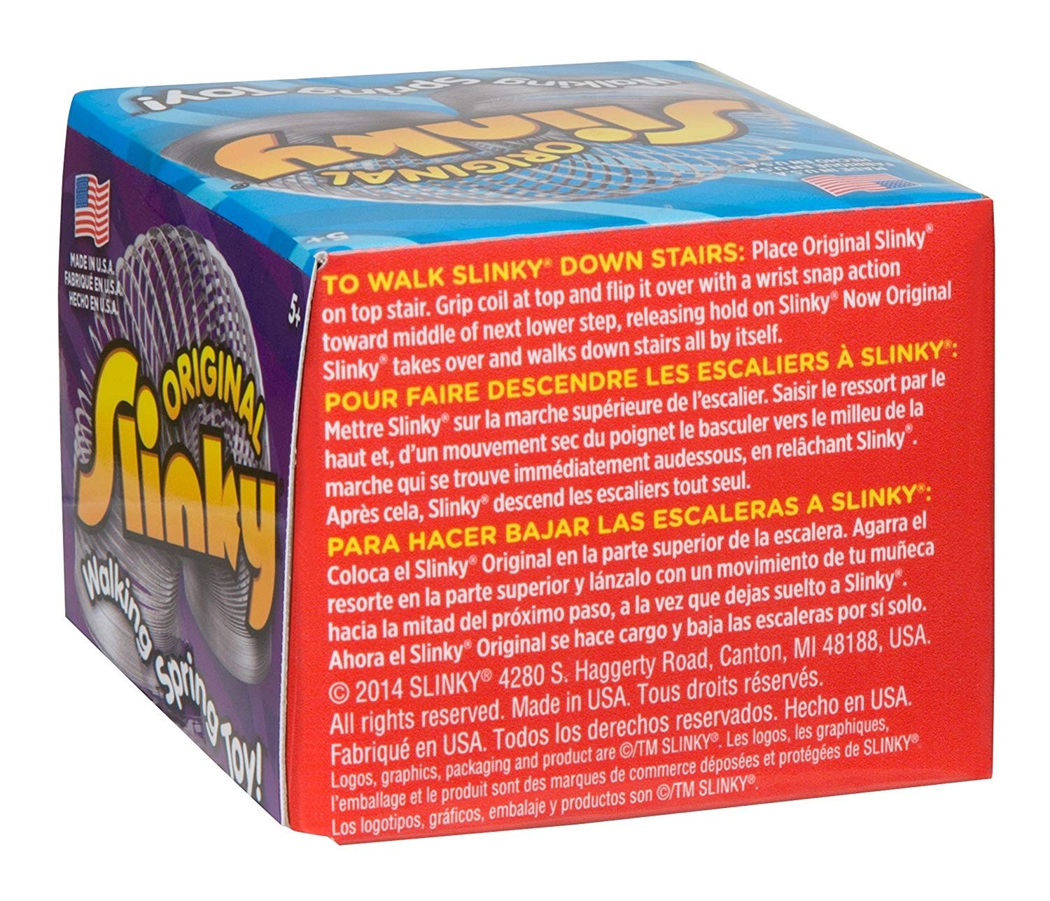 Slinky Original Toy Metal Classic Kids Fun Stocking Stuffers Uses Bird Feeder