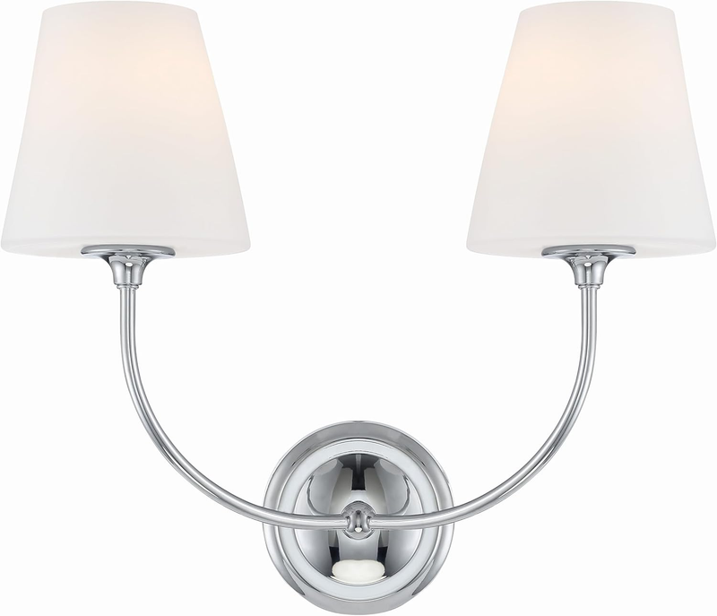 Libby Langdon Sylvan 2 Light Polished Chrome Sconce