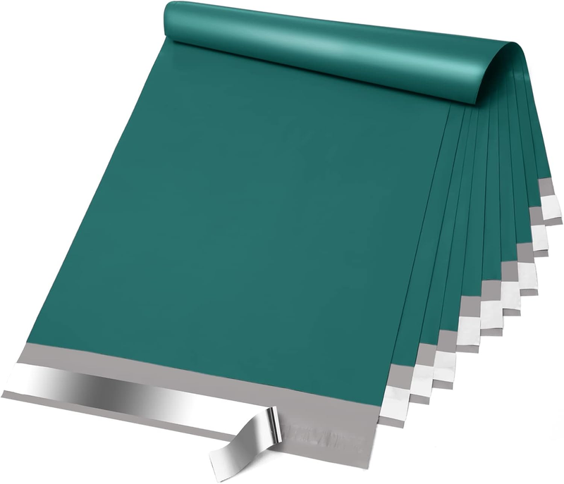 Poly Mailers Shipping Bags for Clothing, Envelopes for Small Business Green