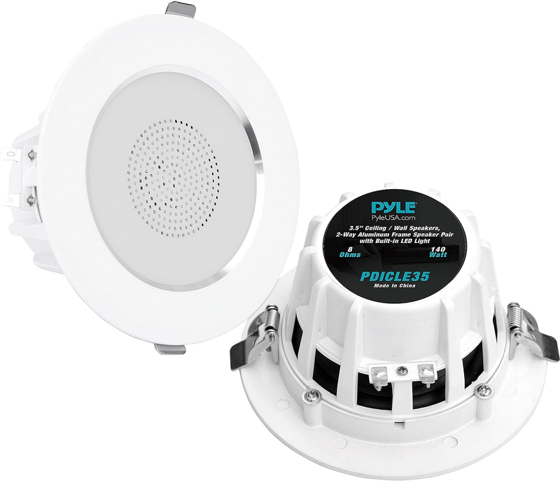 Pyle Ceiling Speakers, In-Wall / In-Ceiling Dual 3.5-Inch Sp