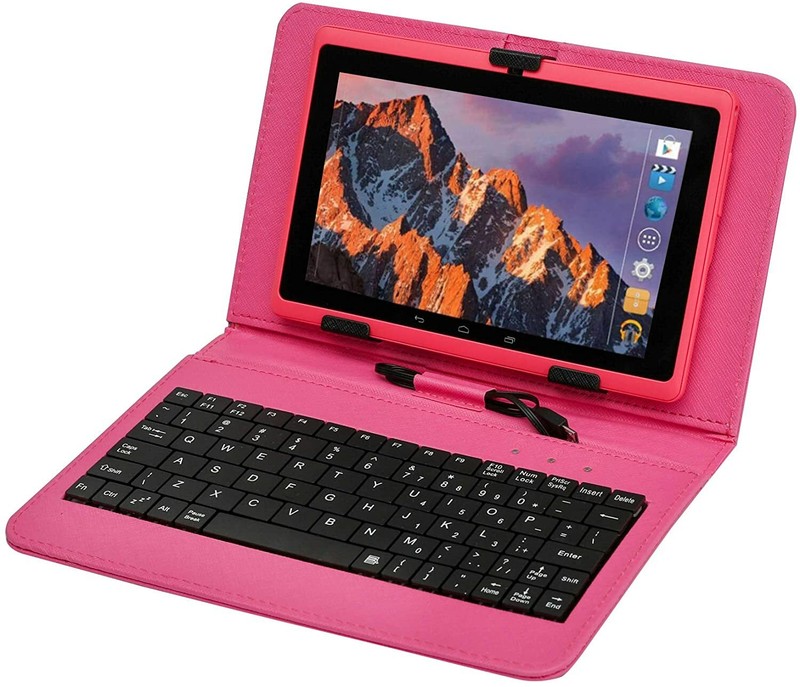 Tablet PC 7 Pollici,Computer portatile Quad Core Con Tastiera e Penna, –