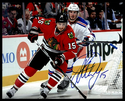 ARTEM ANISIMOV SIGNED 8X10 PHOTO INSCRIBED ''15'' CHICAGO BLACKHAWKS