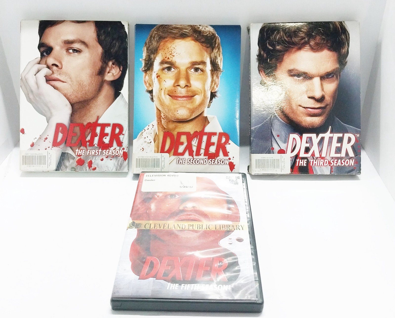 Dexter TV Show - DVD Set Seasons 1, 2, 3 & 5 | eBay