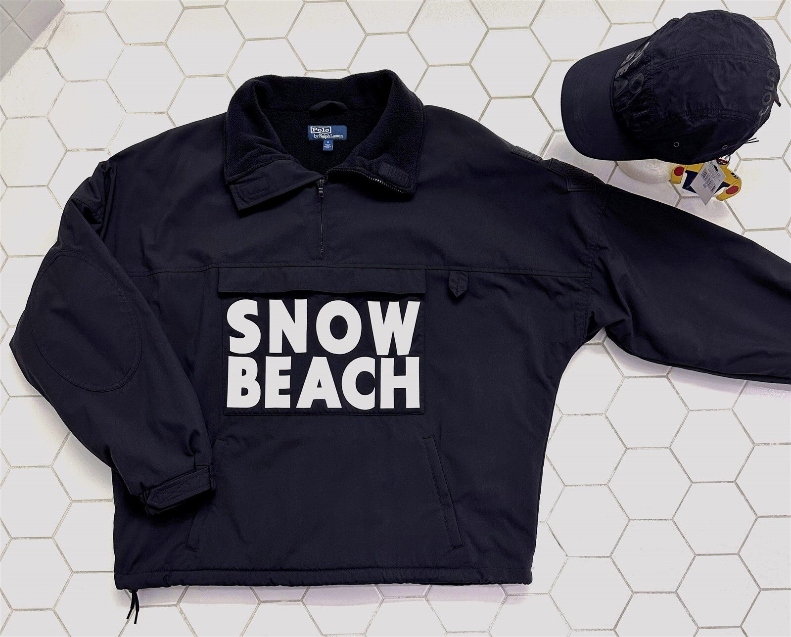 NWOT Polo Ralph Lauren Snow Beach Raekwon Black and White NWOT Polo Ralph Lauren Snow Beach Raekwon Black and White