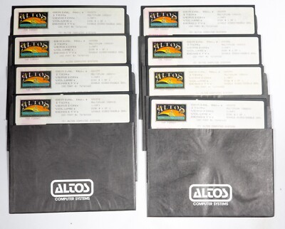 Vintage Altos Computer Multiplan Xenix ver 1.06F1 8'' floppy  ST533B36