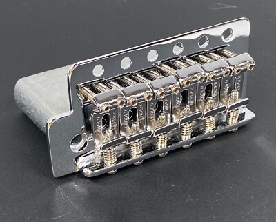 AUTHENTIC FENDER LEFT HAND STD TREMOLO STRAT BRIDGE ASSEMBLY STRATOCASTER