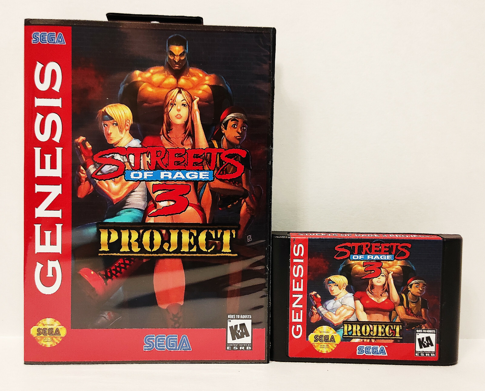 ストリート オブ レイジ 3 バージョン PAL メガドライブ  カスタム ストリート オブ レイジ 3 バージョン PAL メガドライブ