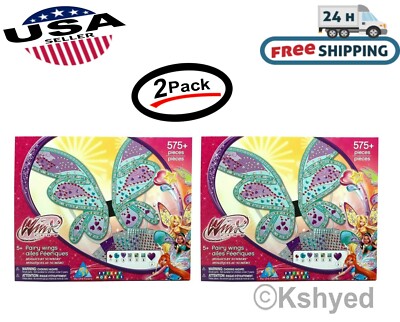 Winx Club Fairy Wings Mosaics By Numbers 575+ Pieces (2 Pack) - New - Free Ship