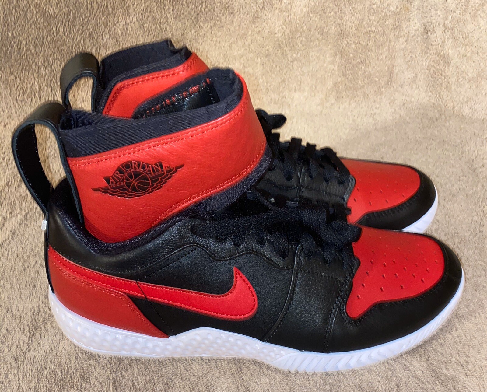 Pre-owned Nike Flare Lg Qs Aj1 Air Jordan Serena Williams Women's Size 11 [878458-023] In Black