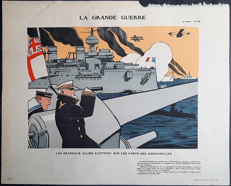 Les Drapeaux AlliéS Flottent Par Benito SéRie La Grande Guerre Vers 1918