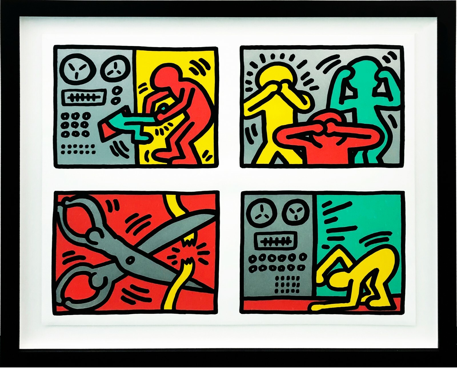 Keith Haring 1987 Pop Shop Tokyo 紙袋　レア キース・ヘリングの紙袋「Pop Shop Tokyo Paper Bag」（1987