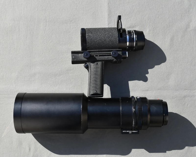 Rare Leica Leitz Wetzlar Telyt 560 Mm F/5,6 Avec Objectif Visoflex Et Adaptateur